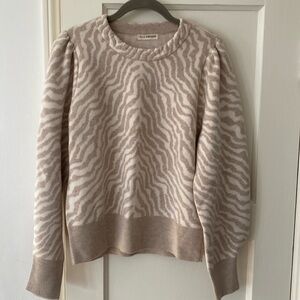 Ulla Johnson Zebra print Merino sweater